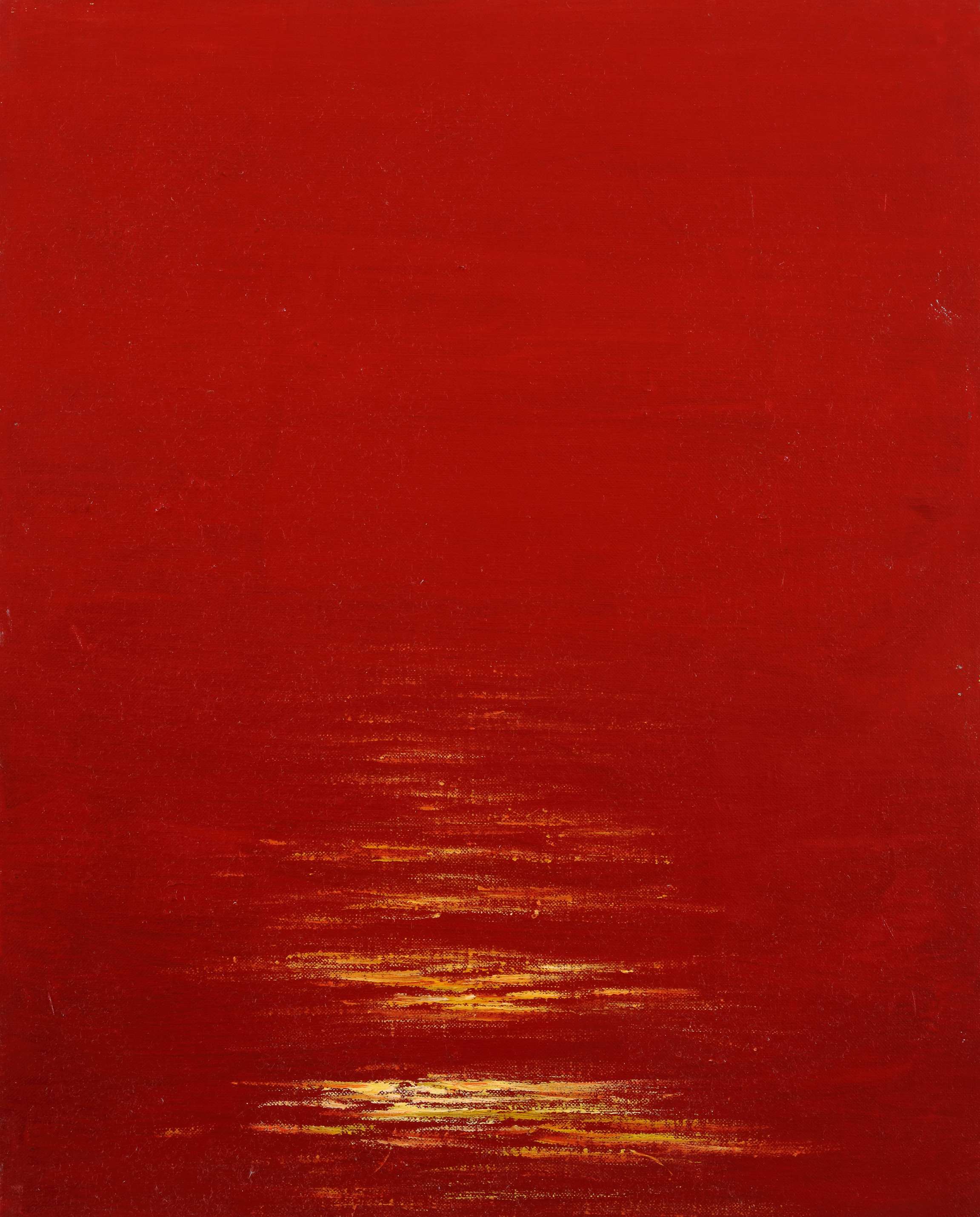 李宏斌42 晚霞 50cm × 40cm 布面油画