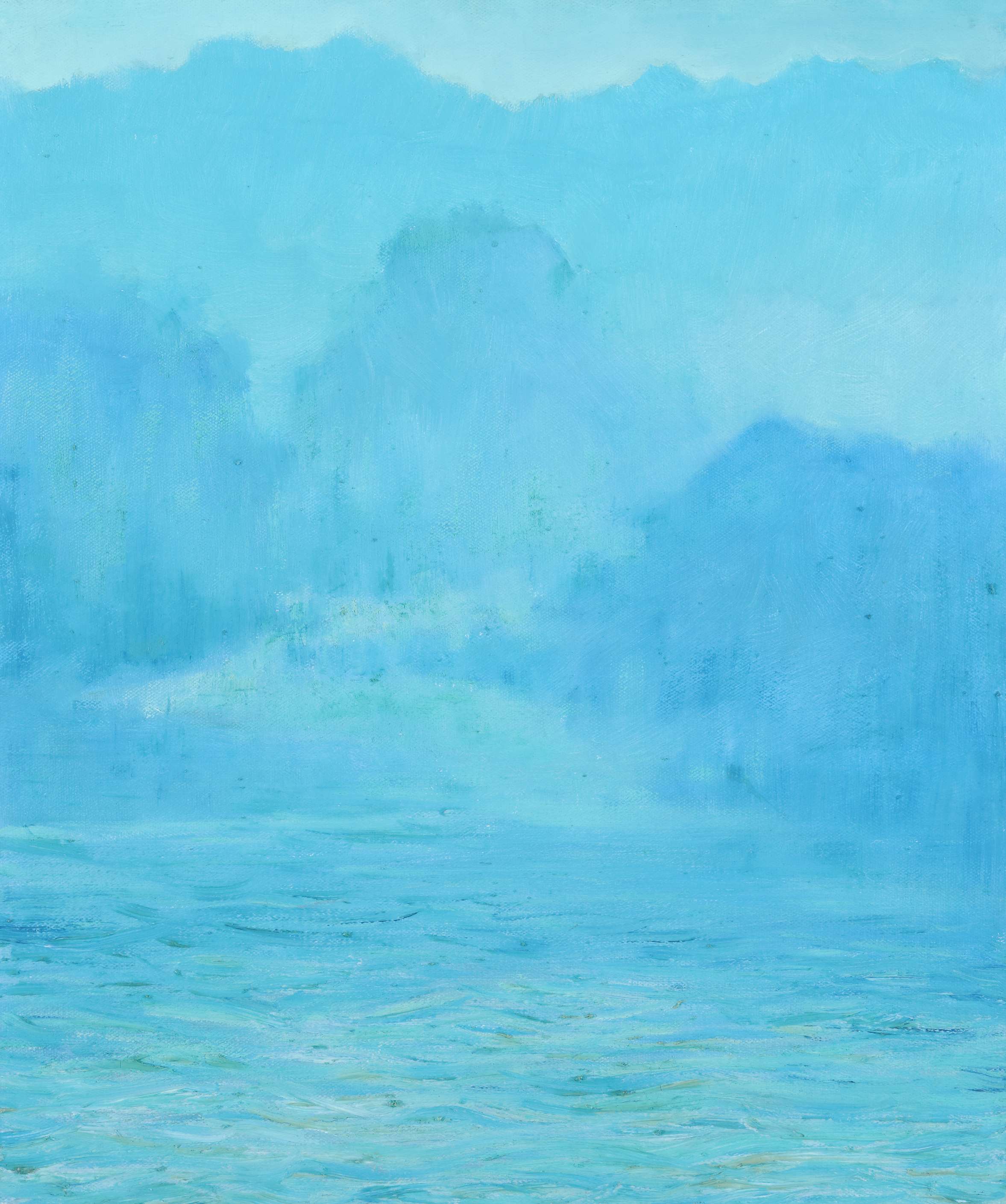 李宏斌26  河流60cm × 50cm 布面油画