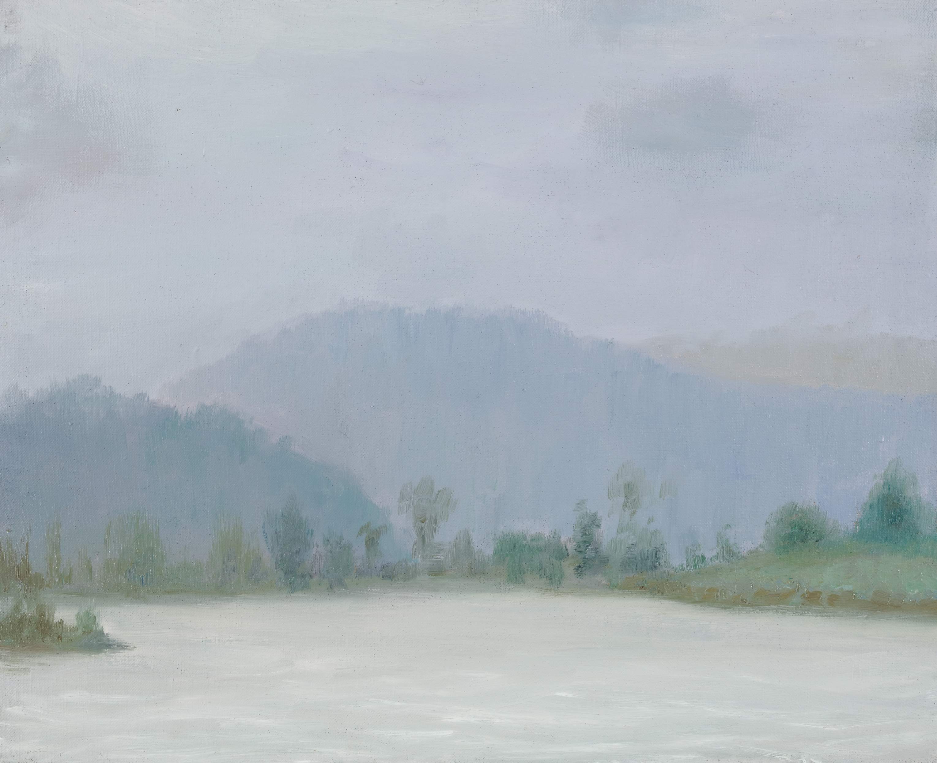李宏斌38   春雨 50cm × 40cm  布面油画