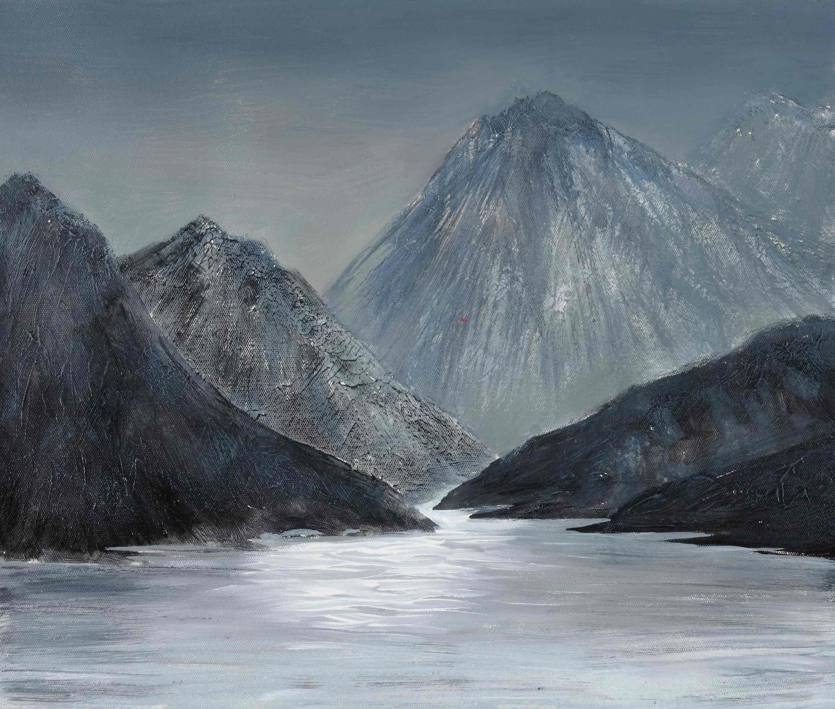 李宏斌29   山高水深 60cm × 50cm  布面油画(图3)